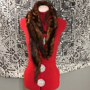 Vintage Mink 5-full body Pelt Stole